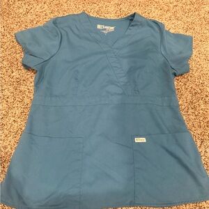 Barco Uniforms Grey's Anatomy V-Neck Scrub Top Teal